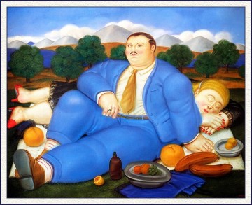fernando vii Ölbilder verkaufen - Die Siesta Fernando Botero